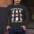 It’s Okay To Feel All The Feels Special Ed Teacher Halloween Men's Long Sleeve T-Shirt, funny design It’s Okay To Feel All The Feels Special Ed Teacher Halloween Men's Long Sleeve T-Shirt, funny design