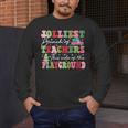 Jolliest Bunch Of Teachers This Side Of The Playground X-Mas Men's Long Sleeve T-Shirt, funny design