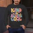 Kind Is Always Cool Groovy Teacher Be Kind Kindness Matters Men's Long Sleeve T-Shirt, funny design Kind Is Always Cool Groovy Teacher Be Kind Kindness Matters Men's Long Sleeve T-Shirt, funny design