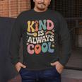 Kind Is Always Cool Teacher Graphic Tees Choose Kindness Men's Long Sleeve T-Shirt, funny design