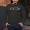 Be Kind Periodic Table Chemistry Teacher Scientist Kindness Men Women Girls Kids Men's Long Sleeve T-Shirt, funny design