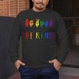 Be Kind Pride Sign Language Rainbow Teachers Interpreter ASL Men's Long Sleeve T-Shirt, funny design Be Kind Pride Sign Language Rainbow Teachers Interpreter ASL Men's Long Sleeve T-Shirt, funny design
