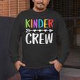 Kinder Crew Shirt Kindergarten Boy Girl Student Teacher Men's Long Sleeve T-Shirt, funny design Kinder Crew Shirt Kindergarten Boy Girl Student Teacher Men's Long Sleeve T-Shirt, funny design