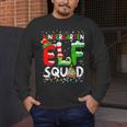 Kindergarten ELF Squad Christmas ELF Student Teacher Men Women Kids Men's Long Sleeve T-Shirt, funny design