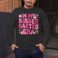 In My Kindergarten Era Girl Back To School Kinder Teacher Men's Long Sleeve T-Shirt, funny design