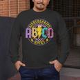 Kindergarten Rocks ABCD Back To School Rock Teacher Men's Long Sleeve T-Shirt, funny design