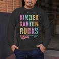 KINDERGARTEN ROCKS Teacher Crew Rock Star Kinder Team Men's Long Sleeve T-Shirt, funny design KINDERGARTEN ROCKS Teacher Crew Rock Star Kinder Team Men's Long Sleeve T-Shirt, funny design