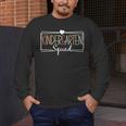 Kindergarten Squad Teachers Kids Kindergarten Back To School Men's Long Sleeve T-Shirt, funny design