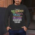 I Am A Kindergarten Teacher Shirt Creative Men's Long Sleeve T-Shirt, funny design I Am A Kindergarten Teacher Shirt Creative Men's Long Sleeve T-Shirt, funny design