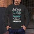 Kindergarten Teacher Shirt Humor Preschool Teacher Men's Long Sleeve T-Shirt, funny design
