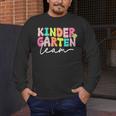 Kindergarten Team Teacher Back To School Kindergarten Squad Men's Long Sleeve T-Shirt, funny design