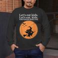 Let's Eat Kids Punctuation Saves Live Witch Grammar Teacher Men's Long Sleeve T-Shirt, funny design Let's Eat Kids Punctuation Saves Live Witch Grammar Teacher Men's Long Sleeve T-Shirt, funny design