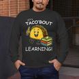 Let's Taco Bout Learning Back To School Teacher Kids Men's Long Sleeve T-Shirt, funny design