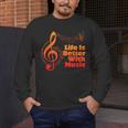 Life Is Better With Music Theory Musician Teacher Notes Clef Men's Long Sleeve T-Shirt, funny design Life Is Better With Music Theory Musician Teacher Notes Clef Men's Long Sleeve T-Shirt, funny design