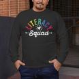 Literacy Squad Reading Teacher Interventionist Specialist Men's Long Sleeve T-Shirt, funny design Literacy Squad Reading Teacher Interventionist Specialist Men's Long Sleeve T-Shirt, funny design