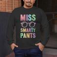 Little MISS SMARTY PANTS School Grad Teacher Last Day Men's Long Sleeve T-Shirt, funny design Little MISS SMARTY PANTS School Grad Teacher Last Day Men's Long Sleeve T-Shirt, funny design