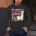 Llama Learning T Shirt Teachers Students Alpaca Lovers Men's Long Sleeve T-Shirt, funny design Llama Learning T Shirt Teachers Students Alpaca Lovers Men's Long Sleeve T-Shirt, funny design
