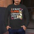 Llama Learning Teachers Students Alpaca Lover Back To School Men's Long Sleeve T-Shirt, funny design Llama Learning Teachers Students Alpaca Lover Back To School Men's Long Sleeve T-Shirt, funny design