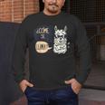 Llama Shirt English Teacher School Student ESL Joke Men's Long Sleeve T-Shirt, funny design