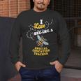 I Love Bee-Ing A Special Education Teacher Honey Bee Job For Men Women Men's Long Sleeve T-Shirt, funny design I Love Bee-Ing A Special Education Teacher Honey Bee Job For Men Women Men's Long Sleeve T-Shirt, funny design