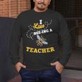 I Love Bee-Ing A Teacher Honey Bee Job Profession Men's Long Sleeve T-Shirt, funny design I Love Bee-Ing A Teacher Honey Bee Job Profession Men's Long Sleeve T-Shirt, funny design