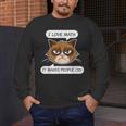 I Love Math It Makes People Cry Math Teacher Men's Long Sleeve T-Shirt, funny design