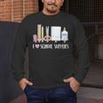 I Love School Supplies Teacher Shirt Men's Long Sleeve T-Shirt, funny design