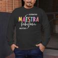 Maestra Fabulosa Maestra De EspañOl Spanish Teacher Men's Long Sleeve T-Shirt, funny design Maestra Fabulosa Maestra De EspañOl Spanish Teacher Men's Long Sleeve T-Shirt, funny design