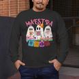 Maestra Pantasmas Conchas Teacher Mexican Halloween Men's Long Sleeve T-Shirt, funny design Maestra Pantasmas Conchas Teacher Mexican Halloween Men's Long Sleeve T-Shirt, funny design
