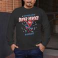 Marvel Spider-Man Teachers Are Super Heroes Men's Long Sleeve T-Shirt, funny design