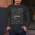 Mastering Essential Calculus Formulas Math Genius Teacher Men's Long Sleeve T-Shirt, funny design Mastering Essential Calculus Formulas Math Genius Teacher Men's Long Sleeve T-Shirt, funny design