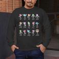 Math Equation Figures Algebra Dance Nerdy Teacher Joke For Men Women Girls Kids Men's Long Sleeve T-Shirt, funny design