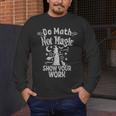Do Math Not Magic Math Teacher Halloween Cat Witch Men's Long Sleeve T-Shirt, funny design Do Math Not Magic Math Teacher Halloween Cat Witch Men's Long Sleeve T-Shirt, funny design