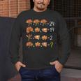 Math Number Thanksgiving Count Answer Pie Turkey Teacher Men's Long Sleeve T-Shirt, funny design Math Number Thanksgiving Count Answer Pie Turkey Teacher Men's Long Sleeve T-Shirt, funny design