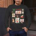 Merry And Bright Christmas Gingerbread Santa Book Teacher Men's Long Sleeve T-Shirt, funny design Merry And Bright Christmas Gingerbread Santa Book Teacher Men's Long Sleeve T-Shirt, funny design