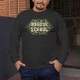 Middle School Camo Retro Back To School Teachers Men's Long Sleeve T-Shirt, funny design Middle School Camo Retro Back To School Teachers Men's Long Sleeve T-Shirt, funny design