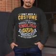 Middle School English Teacher Halloween Costume For Men Women Men's Long Sleeve T-Shirt, funny design Middle School English Teacher Halloween Costume For Men Women Men's Long Sleeve T-Shirt, funny design
