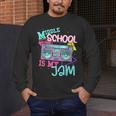Middle School Is My Jam Cute Teacher Shirt 80's 90's Styl Men's Long Sleeve T-Shirt, funny design Middle School Is My Jam Cute Teacher Shirt 80's 90's Styl Men's Long Sleeve T-Shirt, funny design