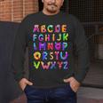 Monster ABC Cute Alphabet Halloween Teacher Costume Kids Men's Long Sleeve T-Shirt, funny design Monster ABC Cute Alphabet Halloween Teacher Costume Kids Men's Long Sleeve T-Shirt, funny design