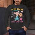Mouse Teacher If You Give Me A Student I Will Love Them Men's Long Sleeve T-Shirt, funny design Mouse Teacher If You Give Me A Student I Will Love Them Men's Long Sleeve T-Shirt, funny design