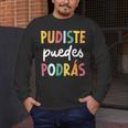 Multilingual Hispanic Heritage Spanish Teacher Maestra Men's Long Sleeve T-Shirt, funny design Multilingual Hispanic Heritage Spanish Teacher Maestra Men's Long Sleeve T-Shirt, funny design