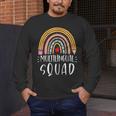 Multilingual Squad Multilingual Teacher Appreciation Kids Men's Long Sleeve T-Shirt, funny design Multilingual Squad Multilingual Teacher Appreciation Kids Men's Long Sleeve T-Shirt, funny design