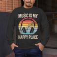 Music For Men Women Music Teacher Music Lover Men's Long Sleeve T-Shirt, funny design