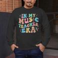 In My Music Teacher Era Back To School Squad Music Teacher Men's Long Sleeve T-Shirt, funny design In My Music Teacher Era Back To School Squad Music Teacher Men's Long Sleeve T-Shirt, funny design