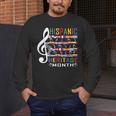 Music Teacher Kid National Hispanic Heritage Month Men's Long Sleeve T-Shirt, funny design Music Teacher Kid National Hispanic Heritage Month Men's Long Sleeve T-Shirt, funny design