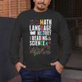Music Teacher Music Math Language History Reading Science Men's Long Sleeve T-Shirt, funny design Music Teacher Music Math Language History Reading Science Men's Long Sleeve T-Shirt, funny design