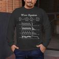 Nerdy Wave Equation Music Physics Science Math Teacher Geek Men Women Girls Kids Men's Long Sleeve T-Shirt, funny design Nerdy Wave Equation Music Physics Science Math Teacher Geek Men Women Girls Kids Men's Long Sleeve T-Shirt, funny design