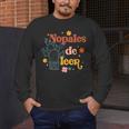 Nopales De Leer Spanish Teacher Maestra Cactus Bilingual Men's Long Sleeve T-Shirt, funny design