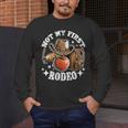 Not My First Rodeo Back To School Teacher Men's Long Sleeve T-Shirt, funny design Not My First Rodeo Back To School Teacher Men's Long Sleeve T-Shirt, funny design