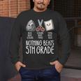 Nothing Beats 5th Grade Back To School Kids Teachers Men's Long Sleeve T-Shirt, funny design Nothing Beats 5th Grade Back To School Kids Teachers Men's Long Sleeve T-Shirt, funny design